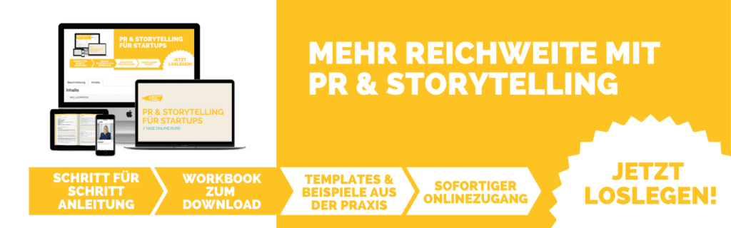 PR und Storytelling Online Kurs PR und Storytelling Online Kurs