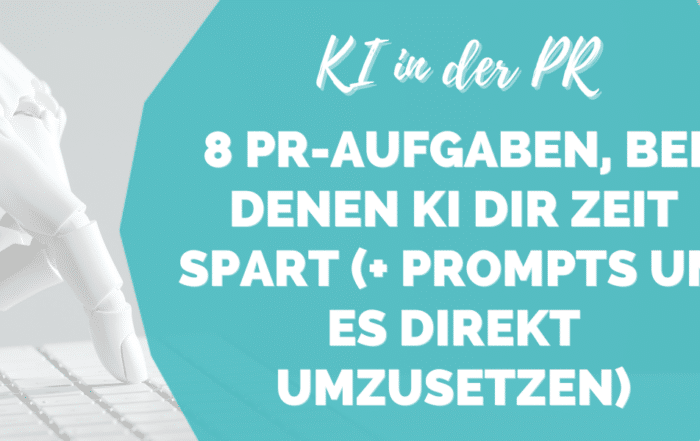 8 PR-Aufgaben, bei denen KI dir Zeit spart